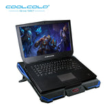 COOLCOLD Adjustable Angles Laptop Cooler Ergonomic Notebook Cooling Pad With Five Led Fan For 11'' 15.6'' 17''Notebook Tablet PC