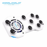 COOlCOLD Mobile Phone Cooling Pad Mute Gaming Cooler Fans Radiator With Ring Holder Stand with 2000mAh Rechargeable Power Bank